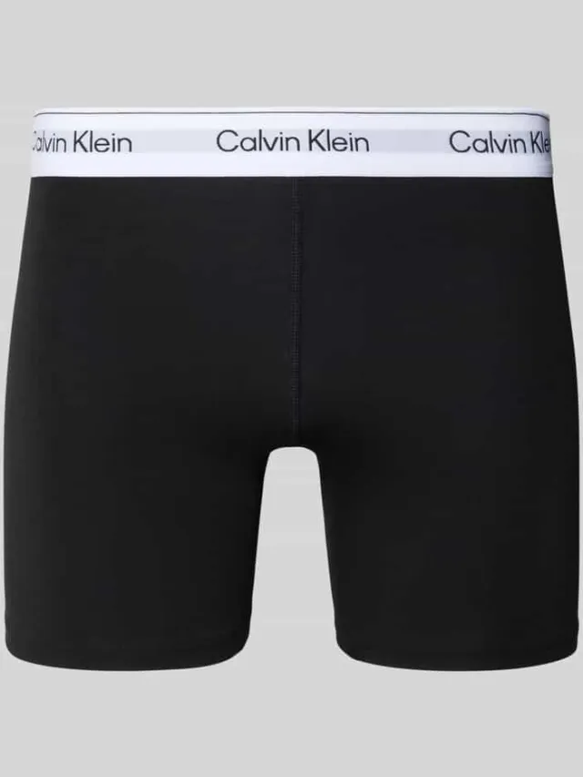 Calvin Klein Broek met label in band zwart, foto 2