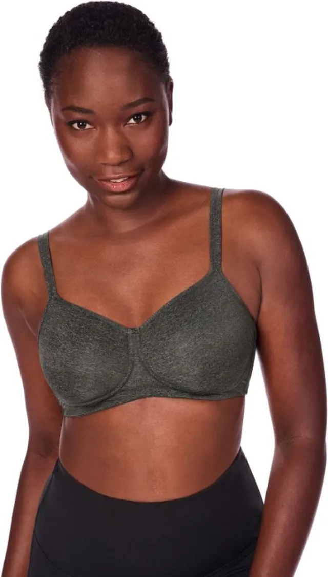 Amoena Melinda SBP Voorgevormde Prothese Bh SBP - dark grey melange - maat EU 80E / FR Donkergrijs melange