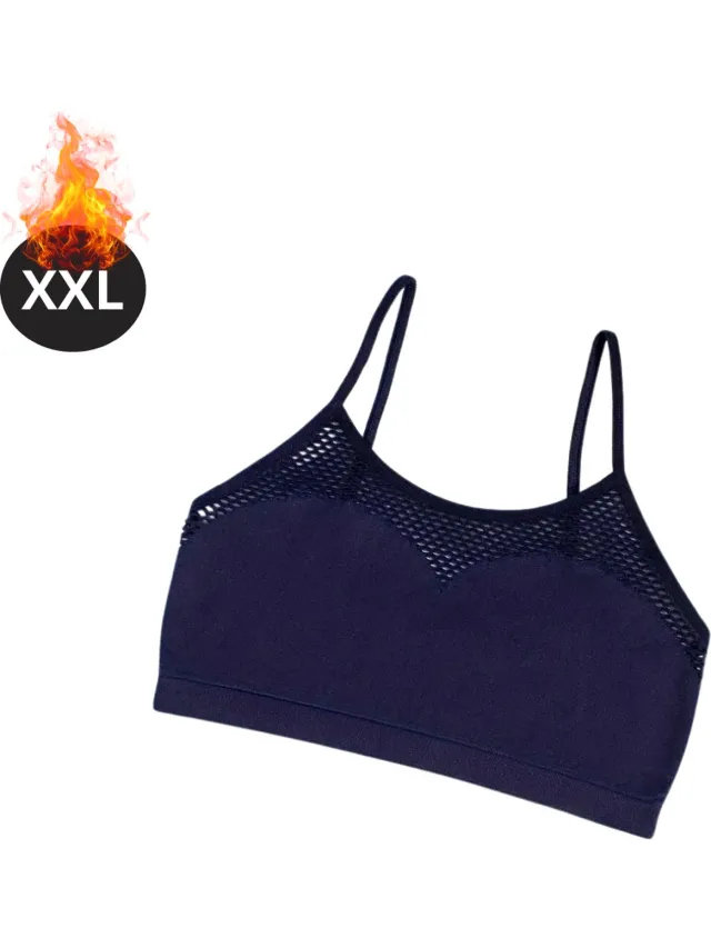 Nivard BH Zonder Beugel - Zonder Bandjes - Push-up Bh's - Comfort Beha - Comfortabel - Sexy - Donkerblauw
