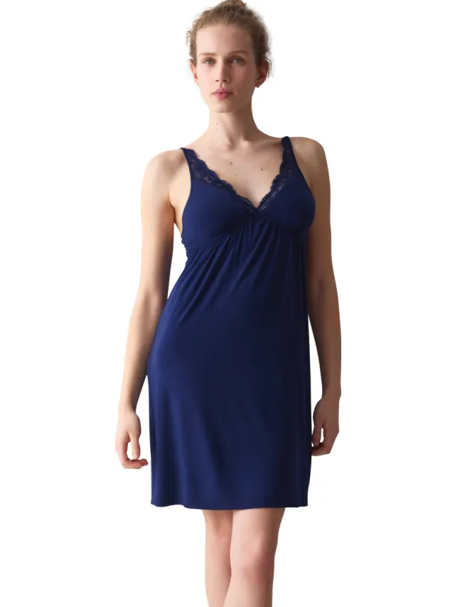 Triumph Amourette babydoll nachthemd blauw
