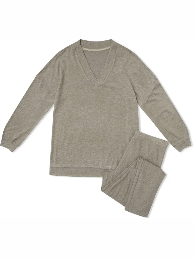 ESOTIQ Move - Damespyjamaset - Beige