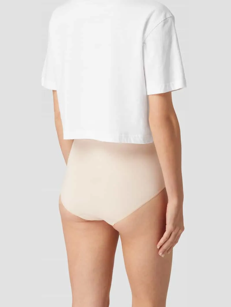 Mey Slip met labelprint, model 'Superfine' beige, foto 3