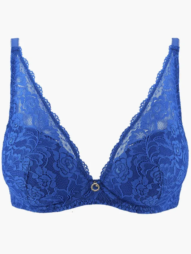 Aubade Rosessence Push-Up Bh HK81 Magic Blue - maat EU 70C / FR Blauw