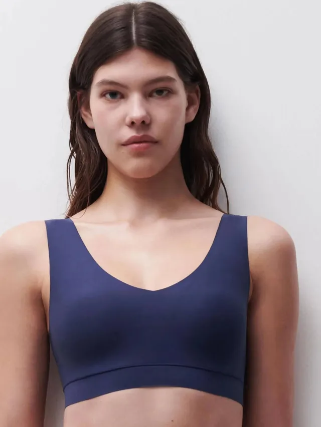 Chantelle Soft Stretch voorgevormde bh-top donkerblauw