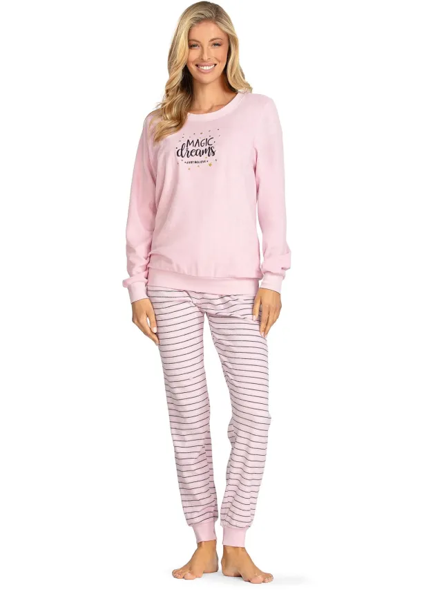 Comtessa Dames Pyjama 'Magic Dreams' Roze