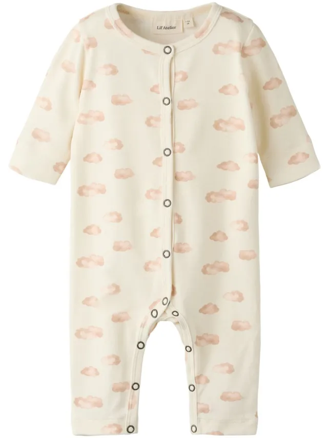 Lil' Atelier Baby Pyjama print Turtledove