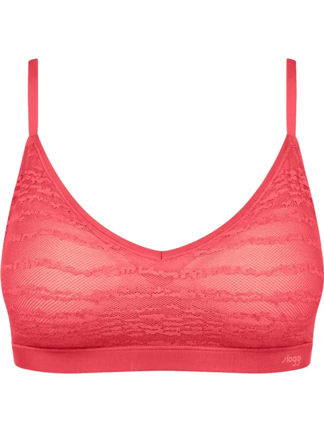 Sloggi Women FREE Evolve PU Lace - bralette - flamingo roze