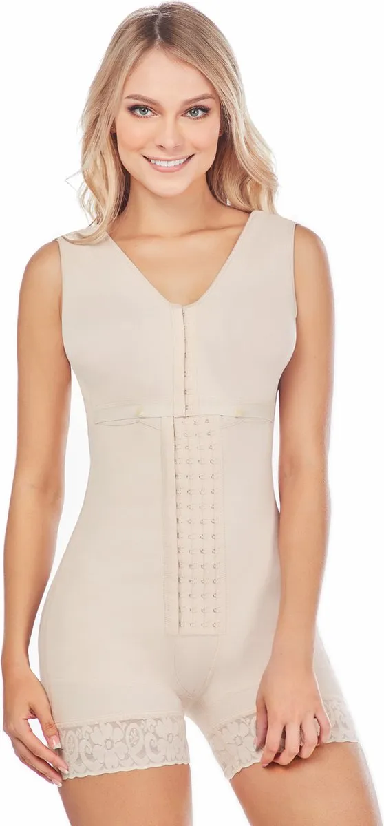 MariaE Maria E Colombiaanse Faja FQ102 Beige XL - Drukpak BBL Liposuctie Buikwandcorrectie Postoperatief