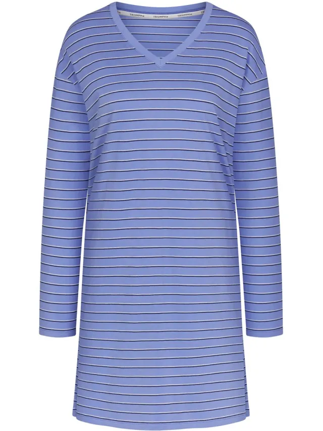Triumph Nachthemd Red Label Nightdresses BLUE - LIGHT COMBINATION