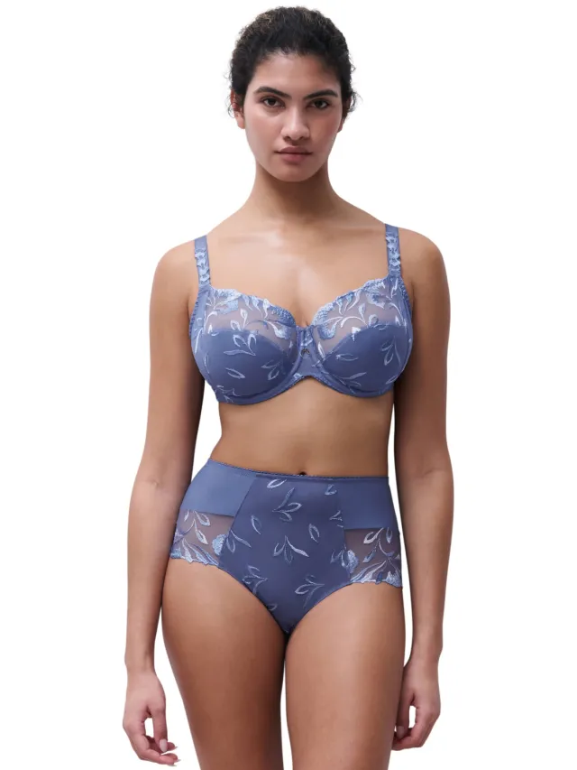 Chantelle Majestic hogetailleslip blauw