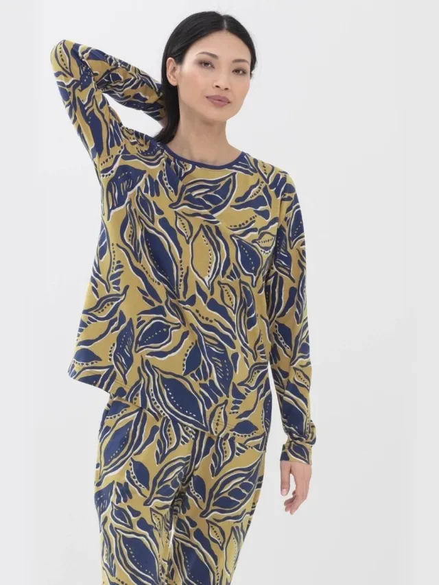 Mey Night2Day Jola - pyjamashirt - wintergold - 17459 79 wintergold