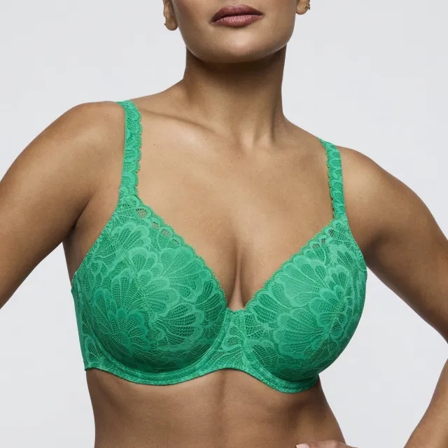 PrimaDonna Twist Mocuto Voorgevormde Bh Hartvorm 0242550 Vivid Green - maat EU 70F / FR