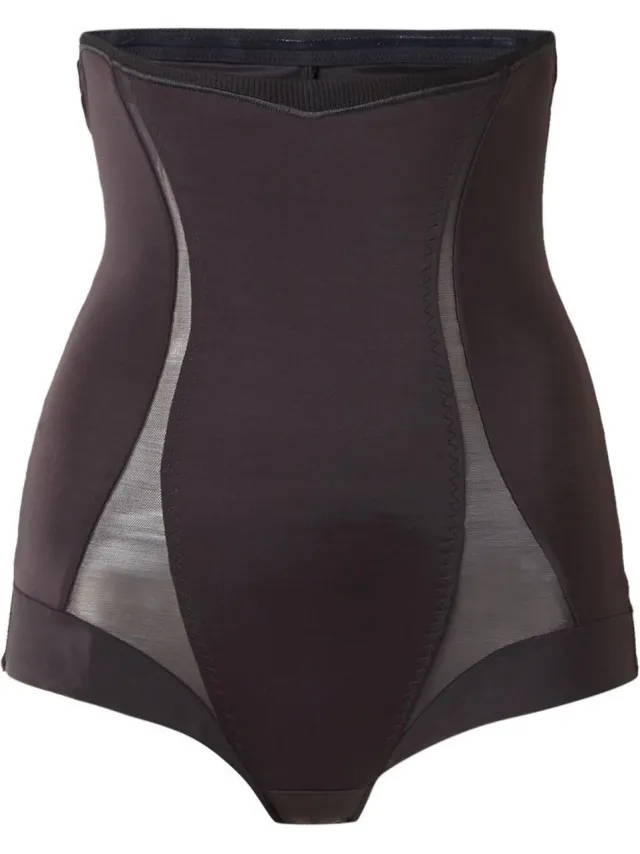 Maidenform Firm Maat M Foundations-Hi-Waist Shaping Slip Zwart