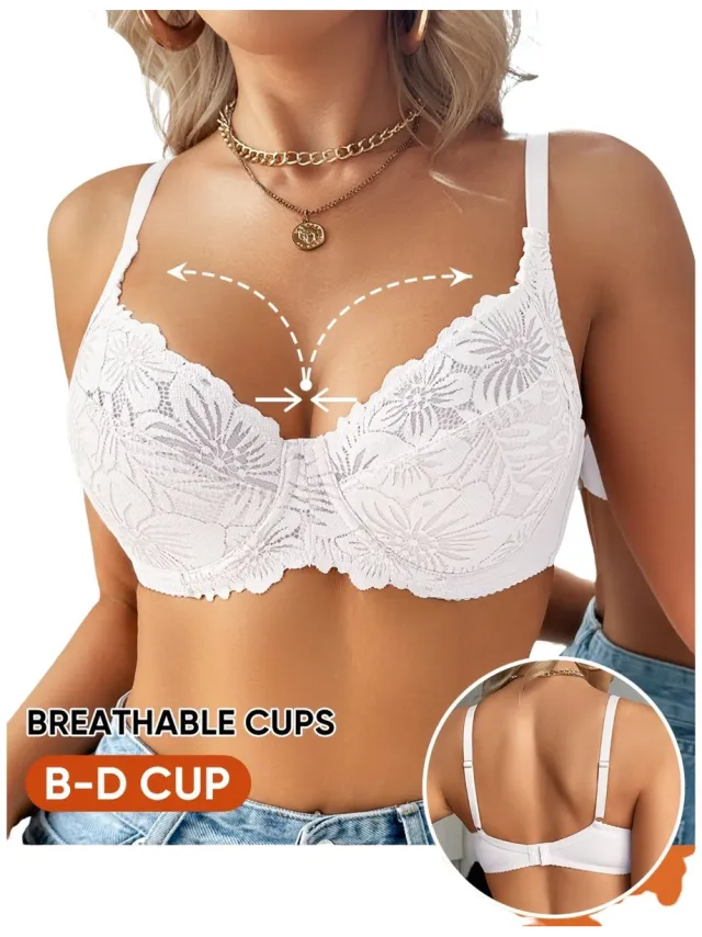 Currero BH Zonder Beugel - Strapless - Zonder Bandjes - Met Voorsluiting - Push-up Bh's - Comfort Beha - Comfortabel - Grote Sluiting - Wit - Cupmaat