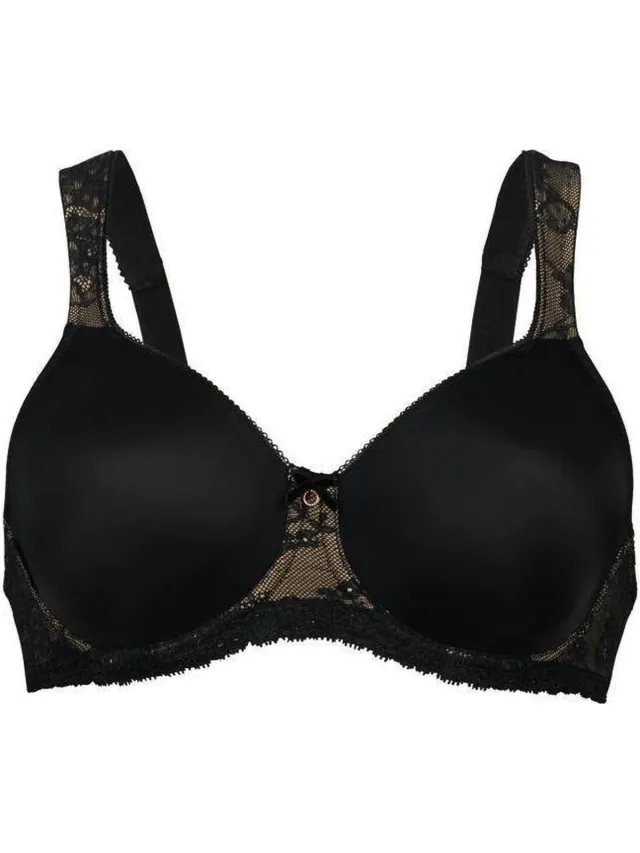 Rosa Faia RosaFaia Beautyfull Abby Gladde Beugel Bh 5217 001 Zwart - maat EU 75E / FR