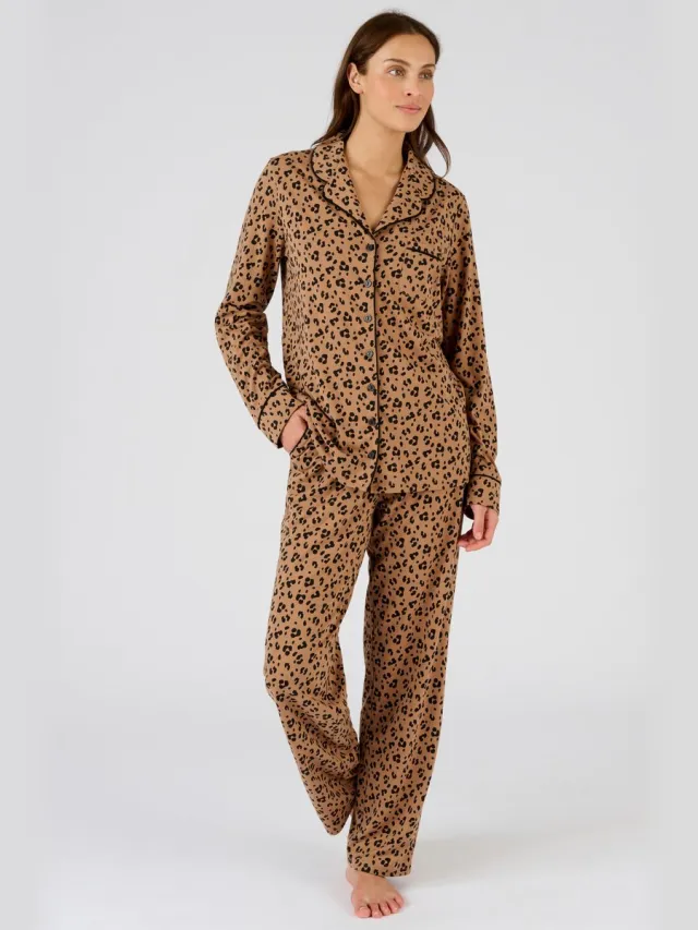 Damart Pyjama met knoopsluiting Thermolactyl - Dames - Beige - 38-40 (S)
