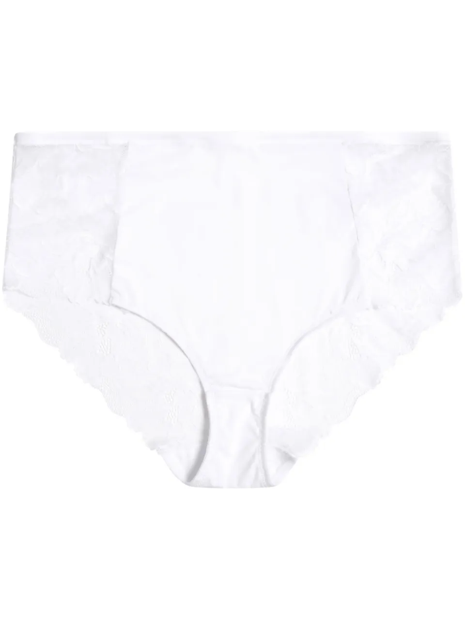 Yours Witte Microfiber Kanten Maxislips-42, foto 2