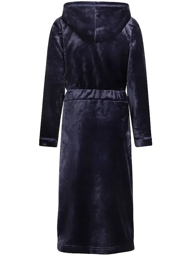 Charlie Choe fleece badjas - donkerblauw, foto 2