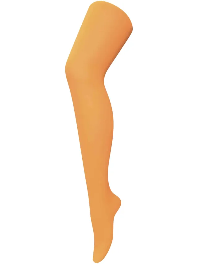 Sock Snob Dames 40 denier nieuwigheid kleurrijke neon panty's - Neon Oranje