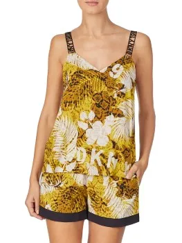 Dkny Rooftop Ready Tank and Boxer Set Geel,Versch.kleure/Patroon