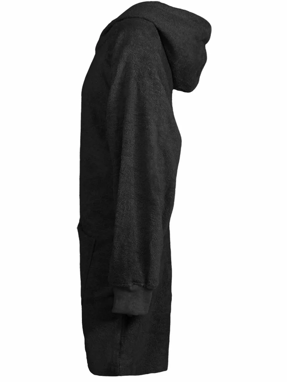 vidaXL Deken hoodie KINN Zwart L Katoen, foto 2