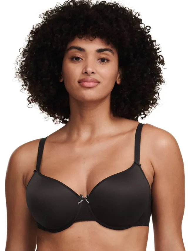 Chantelle Basic Invisible T-shirt-bh met beugel zwart