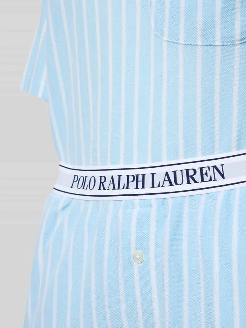 Polo Ralph Lauren Relaxed fit pyjama van katoen-modal-mix lichtblauw, foto 3