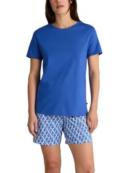 Calida Shell Nights Short pyjamas Blauw