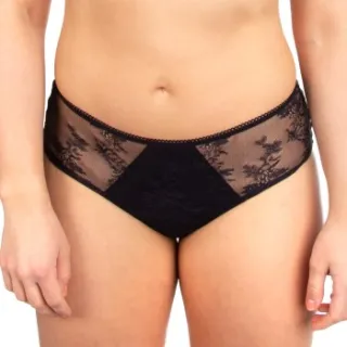 Passionata Aura Shorty A hipster slip zwart Zwart,Wit
