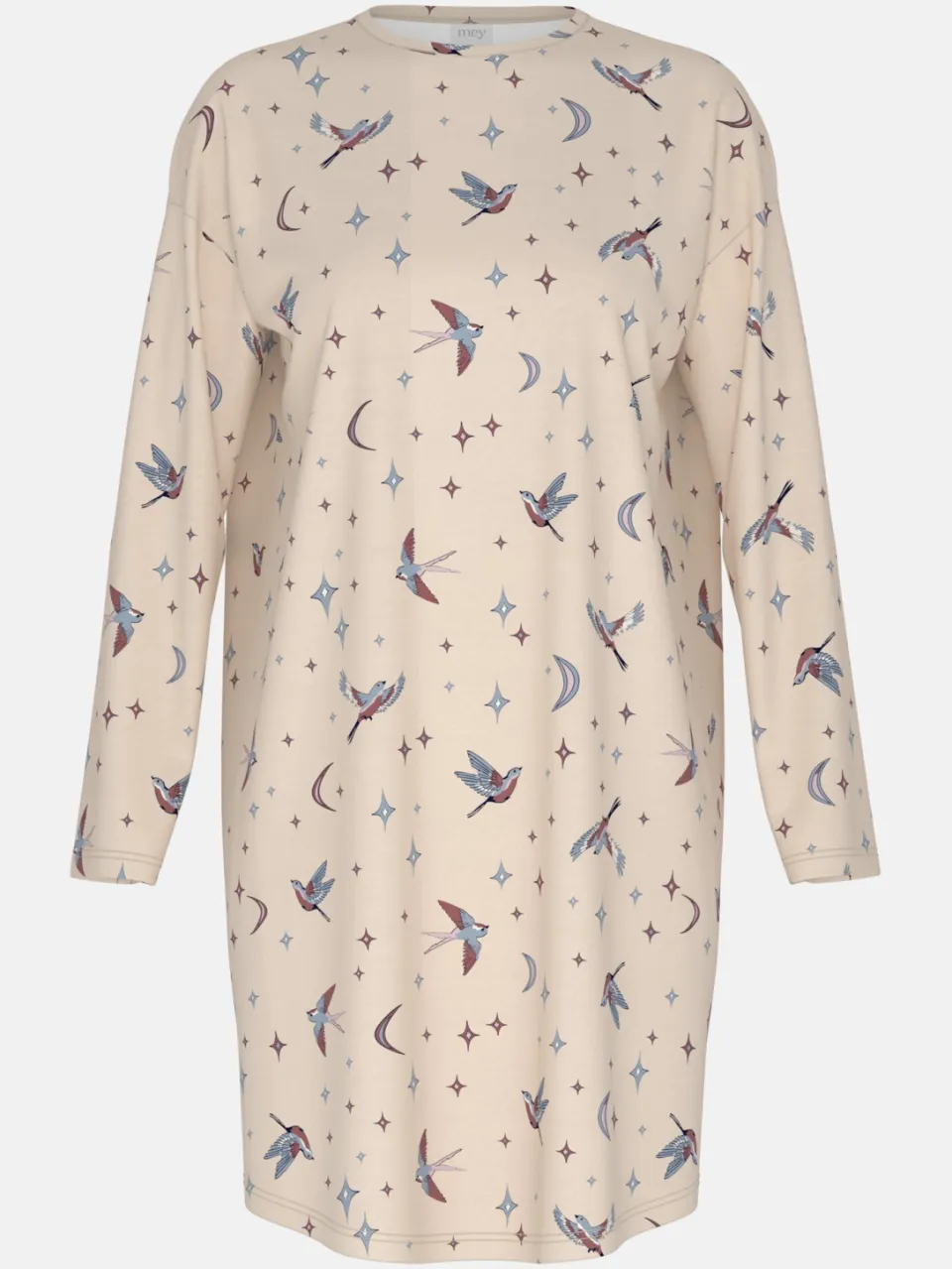 Mey Nachtjapon Serie Winter Birds Almond Milk beige, foto 2