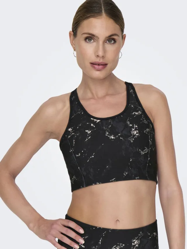 Only Play reversible sport-bh high support ONPSPACE-2 LIFE zwart/wit