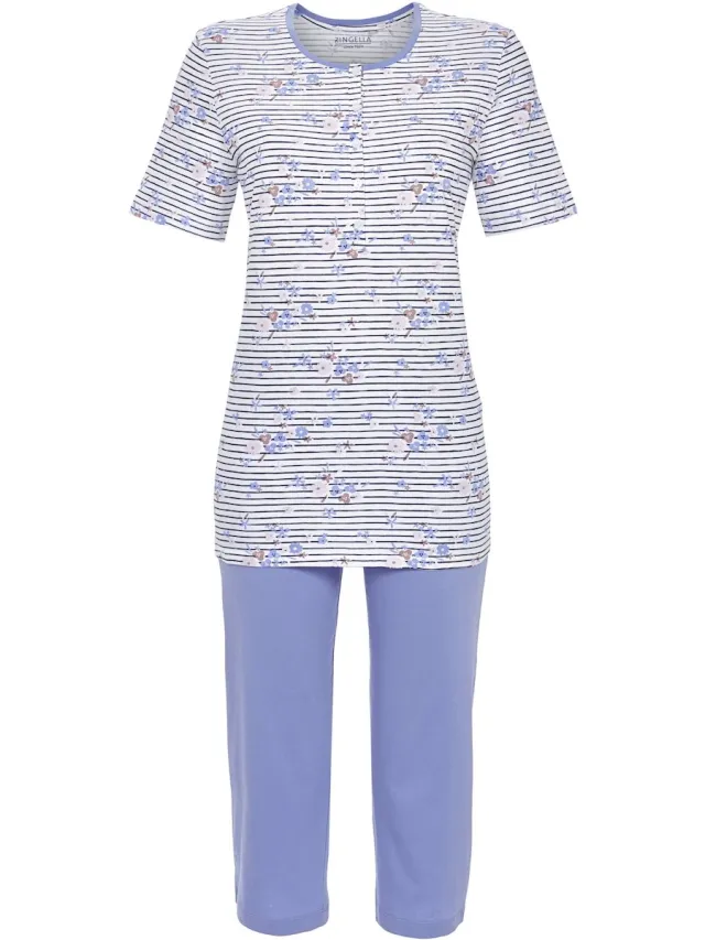 Ringella Feelgood – Pyjama – 6211242 – Shadow – Blauw