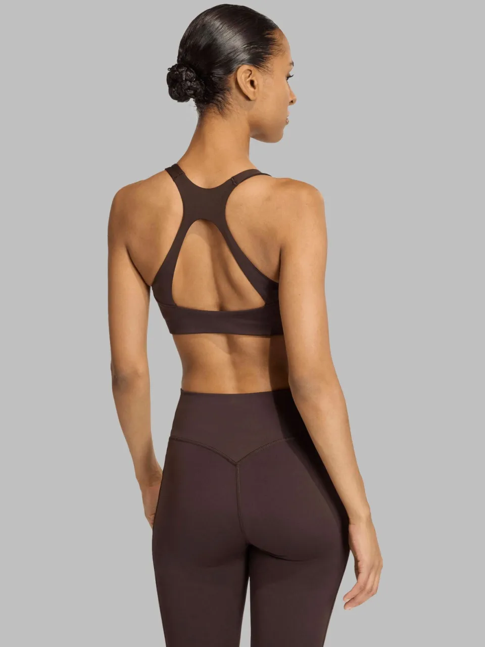 Adidas Performance sport-bh medium support - bruin, foto 7