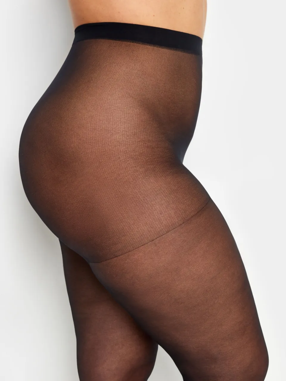 Yours Set Van Drie Paar Ladderbestendige Panty's Van 20 Denier In Zwartsize 50-54, foto 4