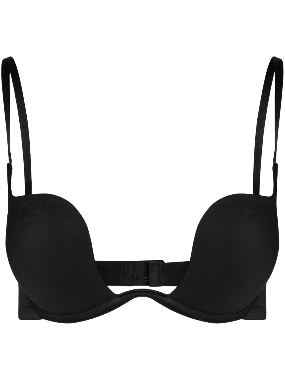 MAGIC Bodyfashion voorgevormde plunge bh met beugel zwart, foto 2