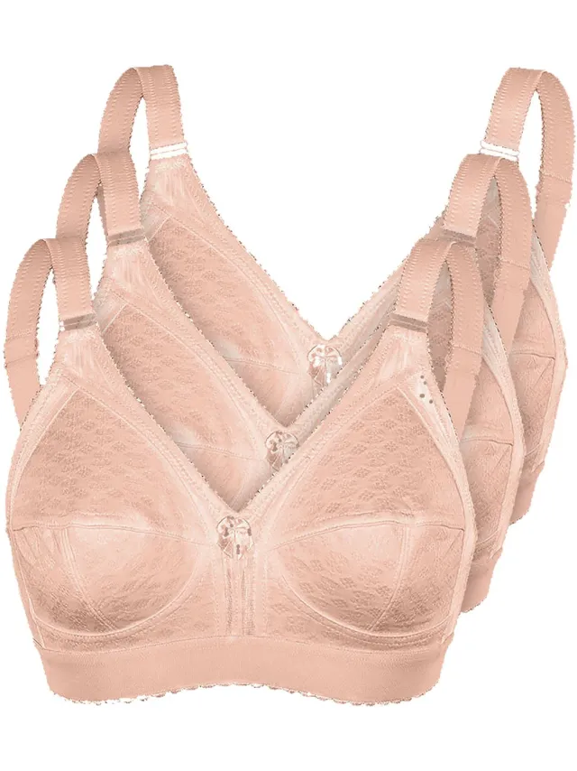 Sassa 3-pack Zachte bh Functional Bras huid