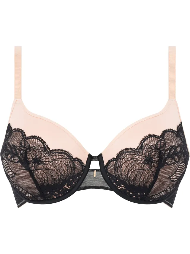 ESOTIQ V0865-99X - Voorgevormde beha - Zwart en beige Zwart;Beige