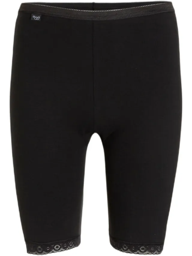 Sloggi Basic+ biker short met kant zwart, foto 2