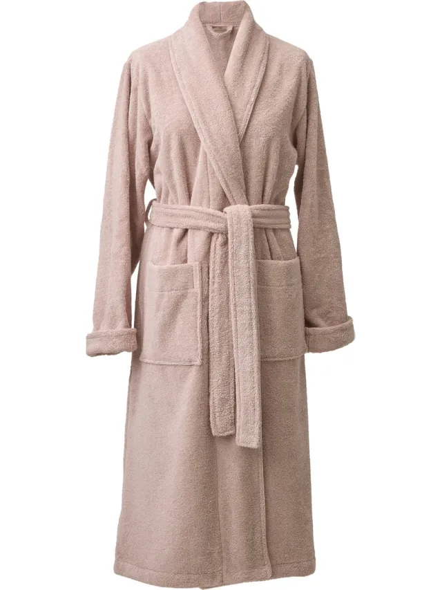 Aquanova London Badjas Dusty Pink | XL | Roze | Katoen