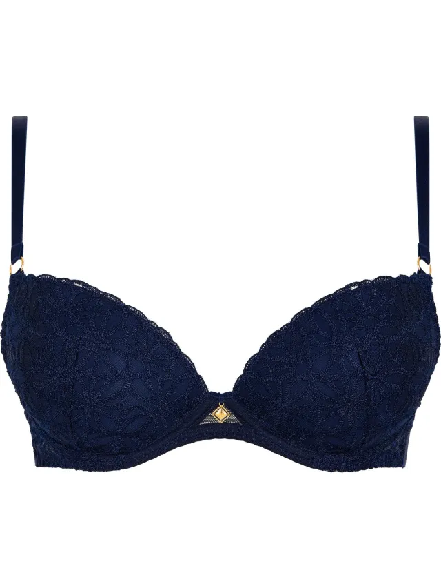 Aubade Secret Memories Push-Up Bh 6FN08 Deep Blue - maat EU 75D / FR