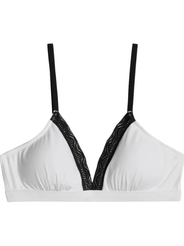 Marc O'Polo Vrouwen Bralette Alltags-Basics Wit