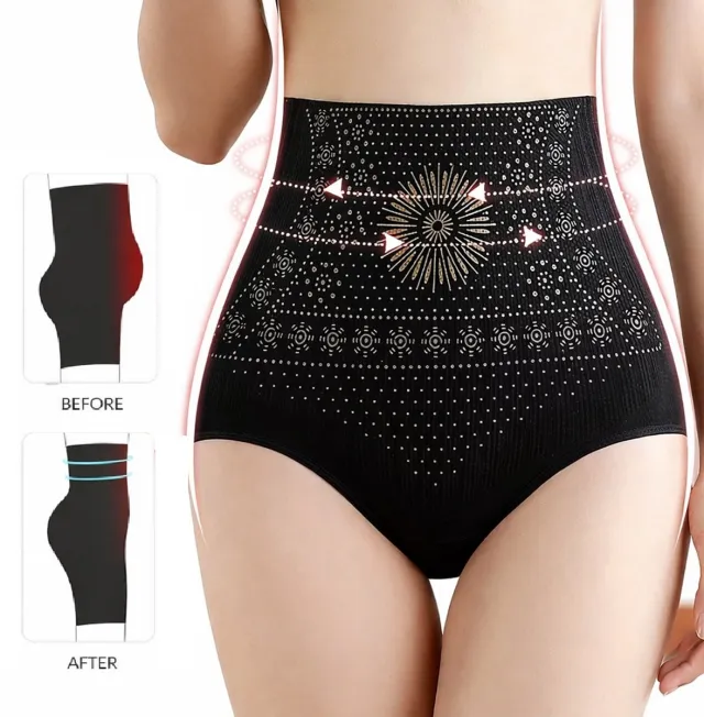 Cheaperito Corrigerend Ondergoed Voor Dames | Heupliftende Bodyshaper I Tailletrimmers I Corrigerend Slipje | Correctie Buik Ondergoed | Maat L I Zwart