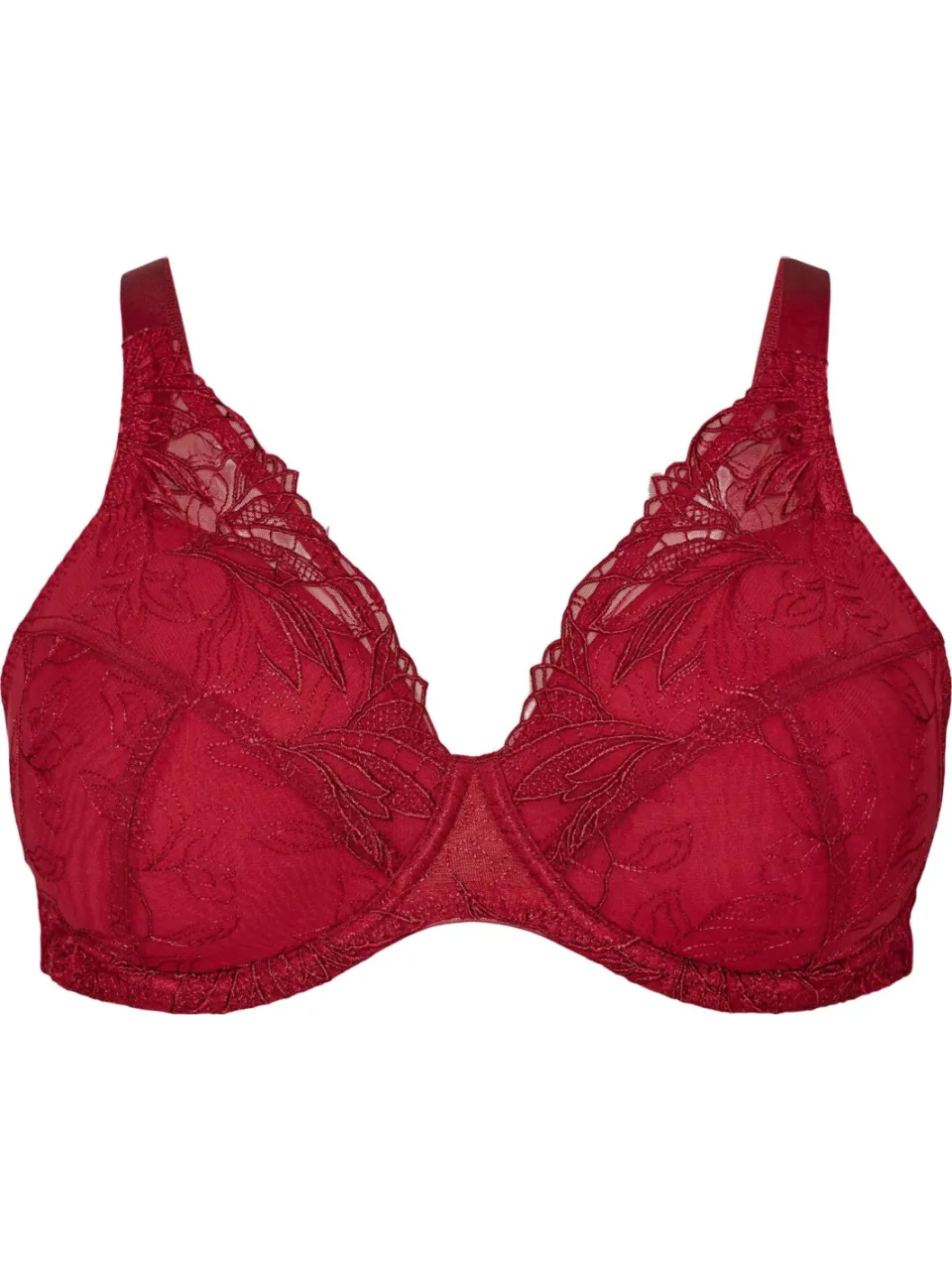 Zizzi Lemily voorgevormde beugel-bh rood, foto 2