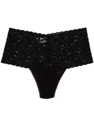 Hanky Panky Signature Lace Retro Thong Geel,Beige,Blauw,Lila,Rood,Zwart,Grijs,Roze,Wit,Groen