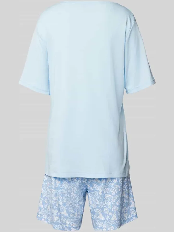 Mey Pyjama met ronde hals blauw, foto 3