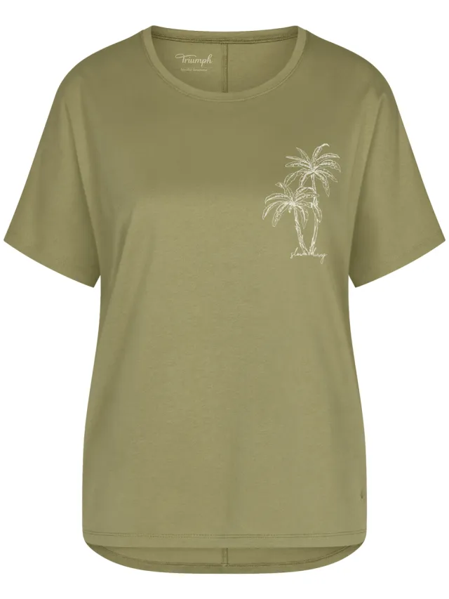 Triumph MIX AND MATCH pyjamatop groen