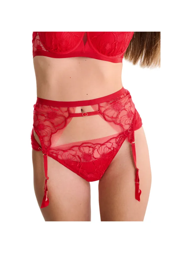 Lisca Jarretels Lisca Jarretelgordel MIRACLE Rood