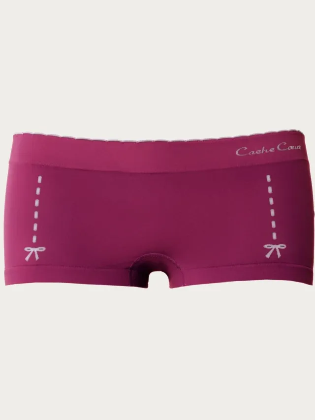 Cache Coeur Shorts Illusion Cassis Naadloos / Super Zacht