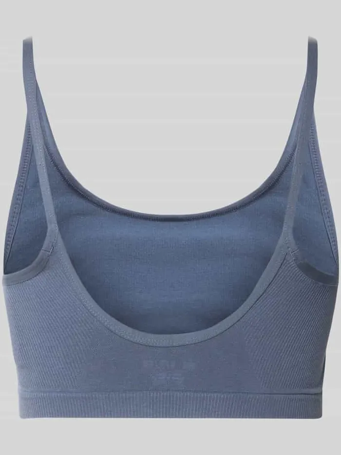Under Armour Sport-bh van katoenmix rookblauw, foto 2
