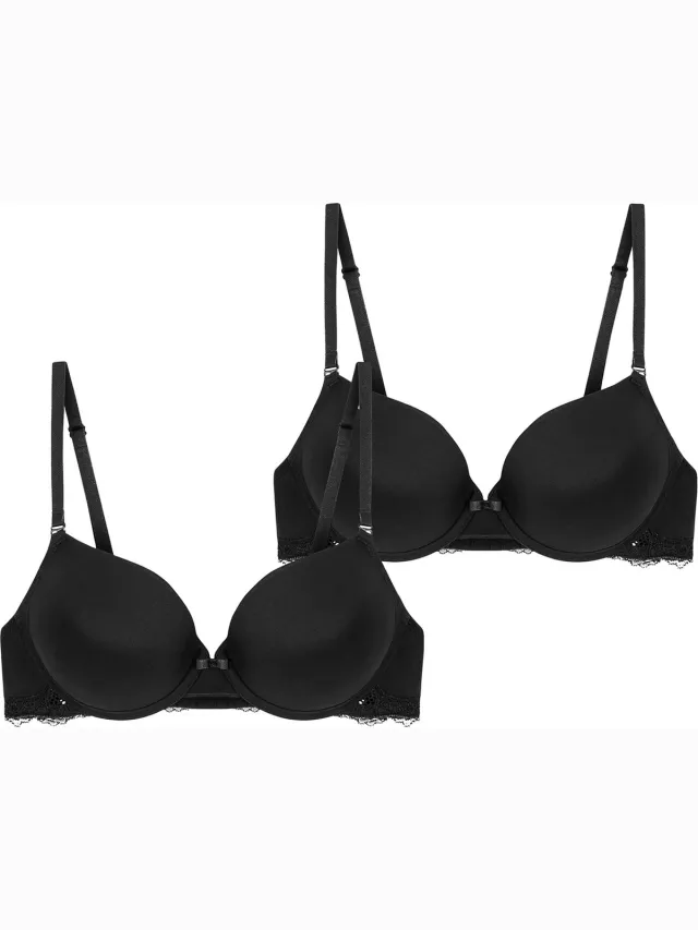 Triumph Push-up-BH Lovely Micro Zwart